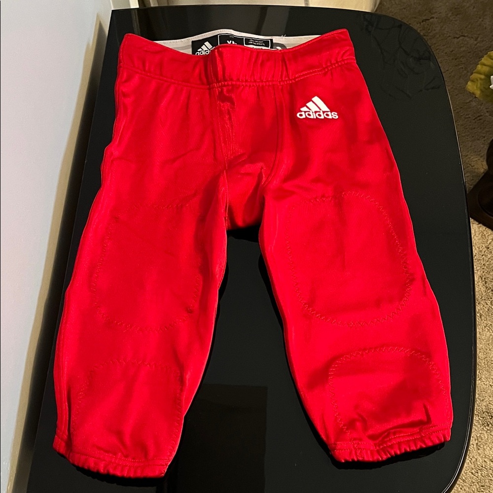 Adidas Kids Red Athletic Pants